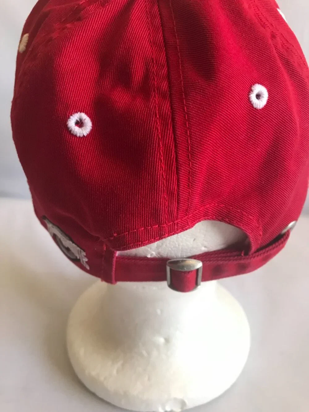 Ohio State Buckeyes Hat Red Baseball Cap Adj. Buckle Top of the World
